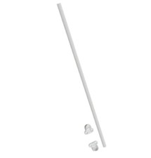 IKEA Kleiderstange PAX Komplement 100 cm für Kleiderschrank weiß Stahl Garderobe