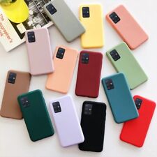 Silikon Hülle für Samsung Galaxy S22 S21 S20 FE A51 A52 Handy Schutz Case Cover
