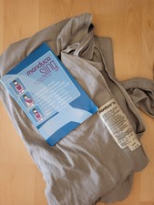 Manduca Sling elastisches Tragetuch 5,10 × 0,6 m mit Anleitung light grey
