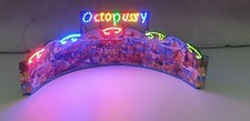 LED Kirmes, Octopussy Rückwand ,mit Farbigen LED , mit Lauflichtschaltung