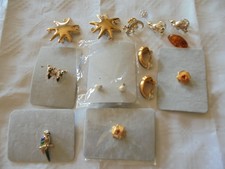 Konvolut Ohringe Stern von Pierre Lang Modeschmuck   