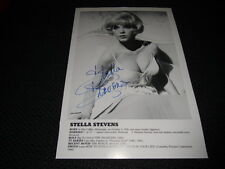 STELLA STEVENS signed Autogramm "ELVIS PRESLEY - GIRLS! GIRLS! GIRLS!" InPerson