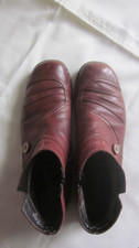 Damenschuhe Gr. 45 , Stiefelette von  Remonte , rotbraun , getragen