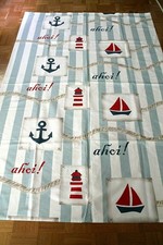 Wende Bettwäsche Landhaus Baumwolle impression 135x200 cm Ahoi Anker Maritim