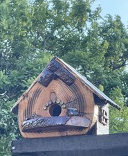 Live Edge Vögel Haus Primitive Hobbit Haus Scheune Look Bespoke bietet nur bitte