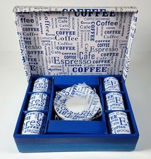 Espresso Kaffee Set, 12 tlg., Mel-O-Design, NEU/OVP #M003