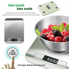 Digitale Küchenwaage 5000g / 1g Briefwaage digital Grammwaage Für Küchen LCD