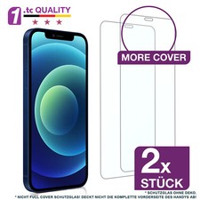 2x Panzerfolie Glas Displayschutz Hartglas f. iPhone 14 13 12 11 XS XR PRO MAX 8