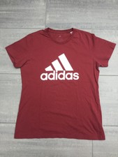 Adidas T-Shirt weinrot Gr L