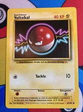Voltobal 67/102 Pokemon Pokémon Karte Basis Base Set - Near-Mint - Deutsch
