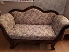 COUCHGARNITUR,3er-Sitzbank,2 St. Sessel,Biedermeier?,sehr alt,guten Zustand