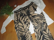 Street One Cecil Bonny Velour Jogpant Hose Jogger + Esprit Shirt L XL 40 42 (44)