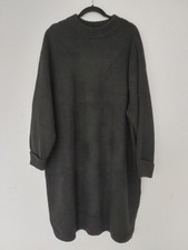 H&M hm Pulloverkleid oversize Pullikleid Long Pullover Schwarz Strick Gr.XXL
