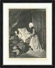 Der Erstgeborene Mutter Wochenbett Säugling Baby Kissen Haube  Faksimile_E 4931