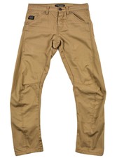 JACK & JONES Herren Anti Passform 3D Verdreht Jeans Größe W33xL30 Brown Hose