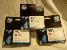 3 x HP 951 Cyan + Magenta ORIGINAL Tintenpatronen CN050AE CN051AE TOP 2021!!!