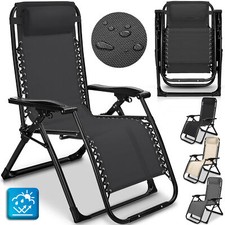 tillvex® Gartenstuhl Sonnenliege Gartenliege Relaxliege Liegestuhl Klappstuhl