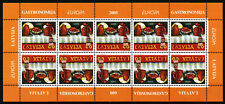 Lettland - Gastronomie Kleinbogen postfrisch 2005 Mi. 635