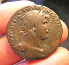 Hadrian - Sesterz - PMTRP COSIII VIRT AVG - 26,66g