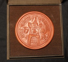 Rotes Wachssiegel Stadt Senftenberg 1448