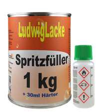 2K Grundierung 1 kg Spritzfüller Autolack Lackierer Profi Qualität Ludwiglacke