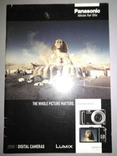 Panasonic 2008 Lumix Digitalkamera Hersteller Produkt Katalog Prospekt Buch