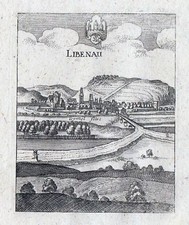 LIBENAU-Matth.Merian d.ä.- KSt.aus "Topographia Germaniae 1642-50"