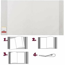 Brunnen Buchumschlag Buchhülle Buchschoner Einsteckstreifen extra stabile Folie