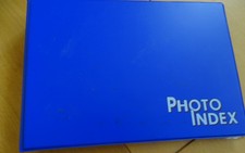 Photo Index-Archiv, Ordner Din A5 quer, Kunststoff blau