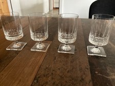 Rosenthal studiolinie 4 Weingläser Gläser Berlin Jensen quadratischer Fuss