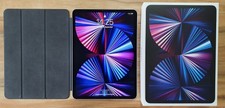 Apple iPad Pro 3. Gen 128GB, Wi-Fi, 11 Zoll - Silber mit Smart Folio