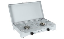 Berger Kocher 2 flammig Gaskocher Stahl Campingkocher 50 mbar Kochfeld Gasherd