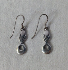 Sterlingsilber 925 hängende Damenohrringe hängende Drop - 2,78 g