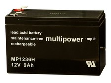 MULTIPOWER Blei-Akku MP1236H 12V 9Ah | UP-VW1245P1 | 12FGH36 (FGH20902) **NEU**