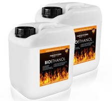 10 Liter  Bioethanol Premium 100% für Bio Alkohol für Kamin