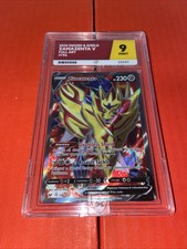 Pokemon - Zamazenta V - Schwert & Schild Basis 196/202 - Assbewertung 9 - Vollständige Kunst