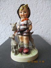 HUMMELFIGUR - GOEBEL - ???  JUNGE MIT 2 SCHAFE - DACHBODENFUND -