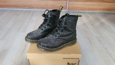Dr Martens 8 Loch 1460 Farrah Black 25137001 Classic Doc Glitzer 37
