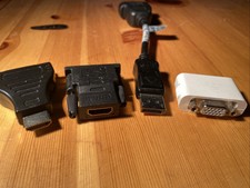 4 DVI Monitor Adapter Kupplung Konverter VGA DP HDMI Männlich+Weiblich Bizlink