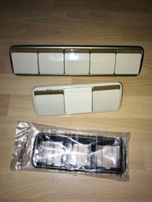 Konvolut Jung Topline Rahmen Abdeckrahmen 5 fach 3 fach weiß bronze + STECKDOSEN