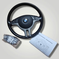Original BMW 3er E46 Sportlenkrad Nachrüstsatz Multifunktion Komplett Lenkrad