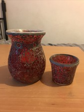 Yankee Kerze rot Smash Melt Wärmer und Votiv Kerzenhalter