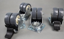 Transportrollen  Standkorbrollen 50 mm Lenkrolle 4-er Set gebraucht