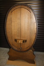  Flaschenschrank Weinfass Eiche Echtholz massiv Holz Weinregal Handarbeit 