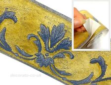 Vintage Grenze Selbstklebendes Klebende Rückseite Kunststoff aged look Fablon bemalt antik