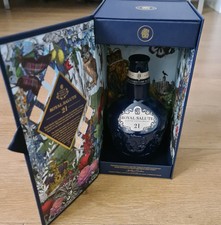 Chivas Regal Royal Salute 21 Jahre alte Whisky Porzellan leere Flasche in Box