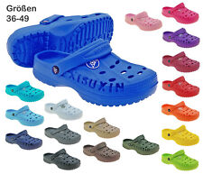 Clogs + Gartenschuhe + Badeschuhe + Sabots + Pantoletten + Gr. 36-49 + Neu