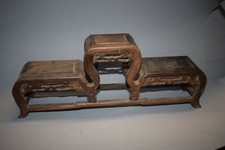 Etagere mit drei Ebenen-China, Chicken Wing Holz, Jichimu, 35cm