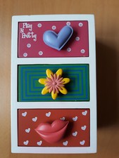 Schmuckkästchen für Mädchen rosa bunt Holz