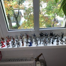 Jean Höfler Konvolut Reiter Pferde Fusser Indianer W.Germany Aufstellfiguren